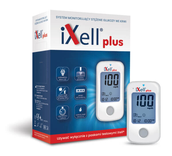 Glukometr iXell<sup>®</sup> plus